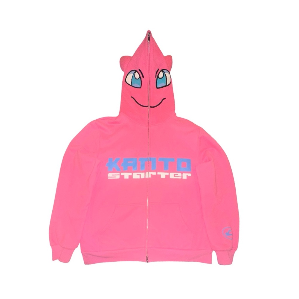 Pink Kanto Starter  Hoodie